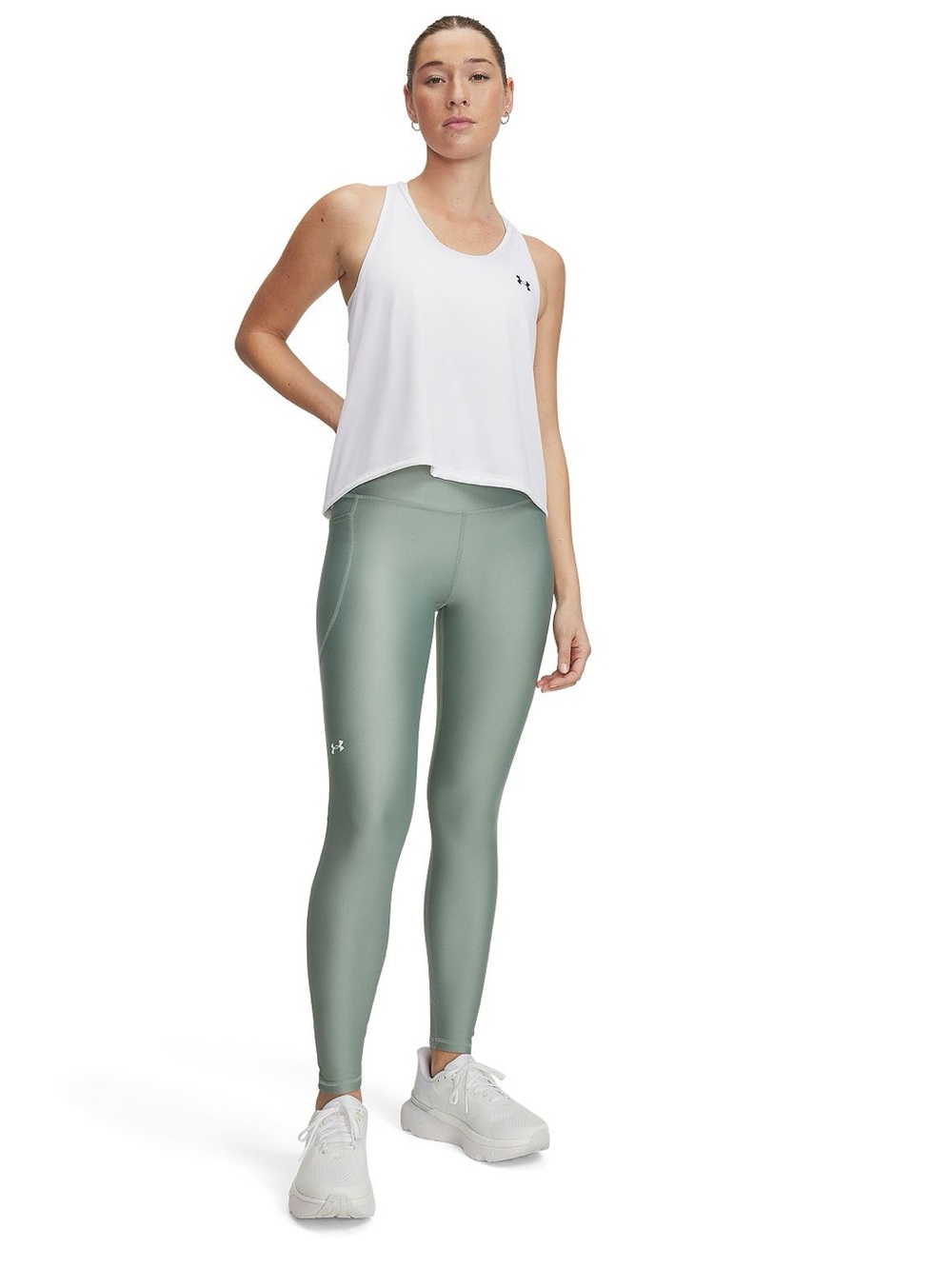 Women's Under Armour Tech High-Waisted Leggings Silica Green
